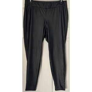 Women's Torrid Black Faux Leather Leggings 2X